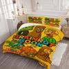 3pcs Brainrot Book Duvet Cover Set - Bedding Set, Suitable for Easter, Valentine'S Day, Ramadan, Christmas, Graduation Season