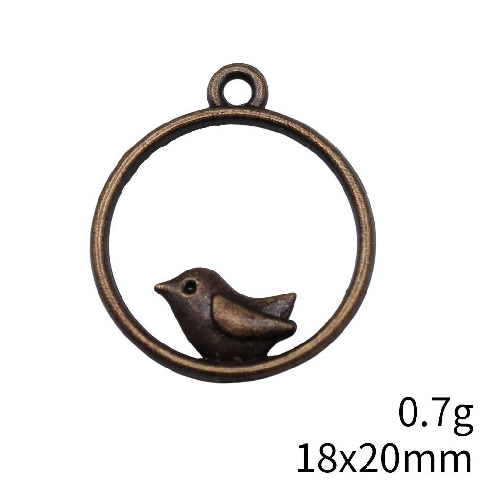 

Браслеты-шармы ко Дню матери Шармы-птички Подвеска Дешевые вещи Подвеска для машины A19-10pcs-18x20mm