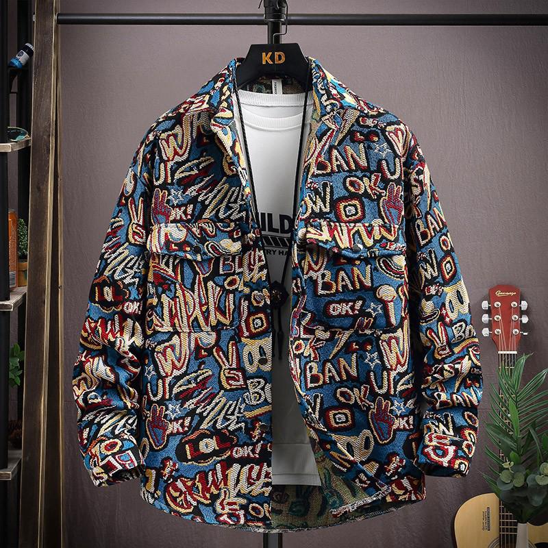 Men s Green Slim Fit Trendy Lapel Jacket - Spring 2024 Korean Style Fashion 2XL (70-77.5 kg)