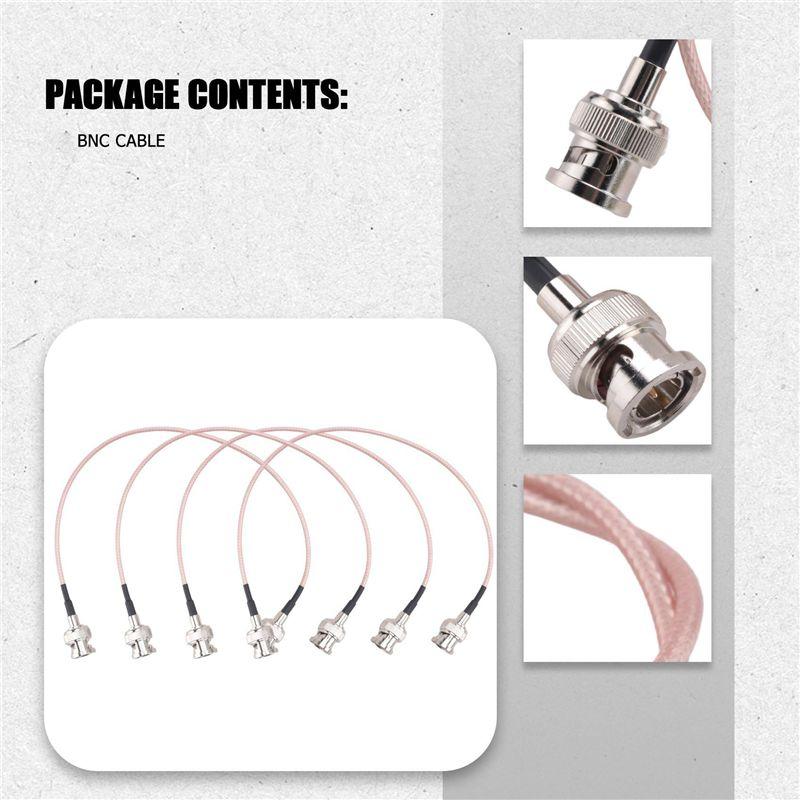 A84E-8Pcs 3G HD SDI Cable BNC Cable 30Cm 75 Ohm For Cameras BMCC Video Equipment Supports HD-SDI 3G-SDI 4K 8K Video Cable