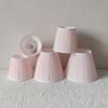 Nordic Style Modern Lamp Shade Elegant Wrinkles Fabric Lampshade Home Bedside Study Hotel Table Chandelier Cover