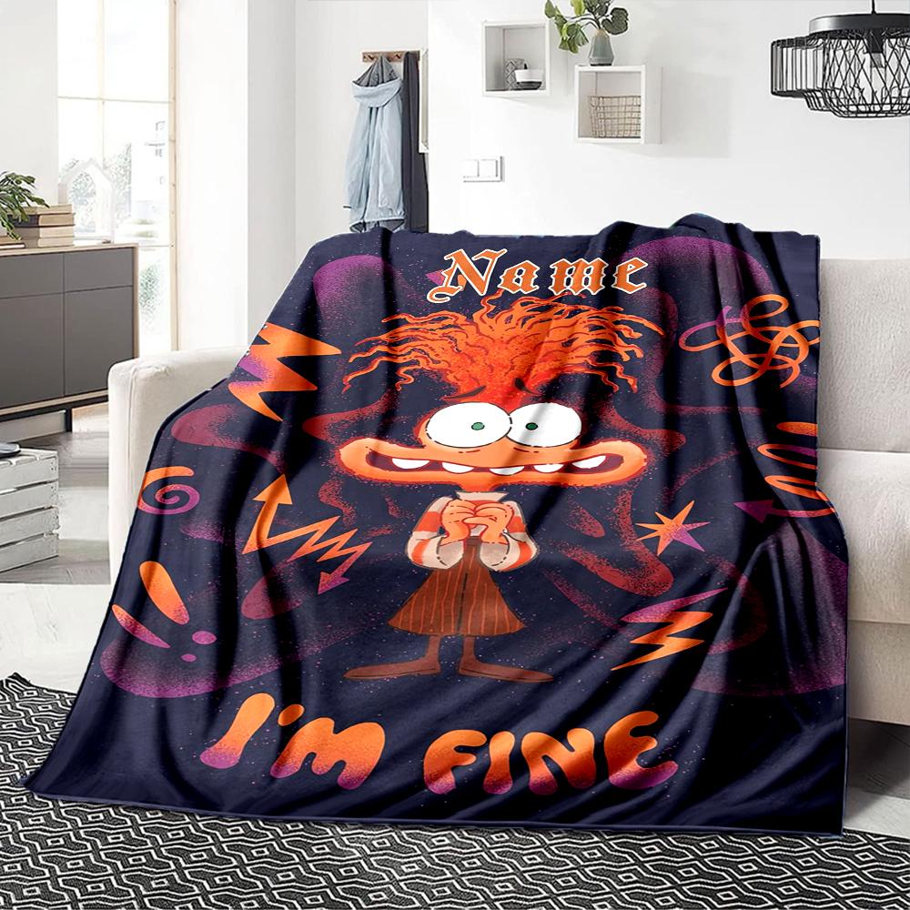 Custom Name Animal Adventure Ride blanket for Couch & Bed, Plush Cozy Fuzzy Blanket Super Soft & Warm Blankets for Fall and Winter. 0908167