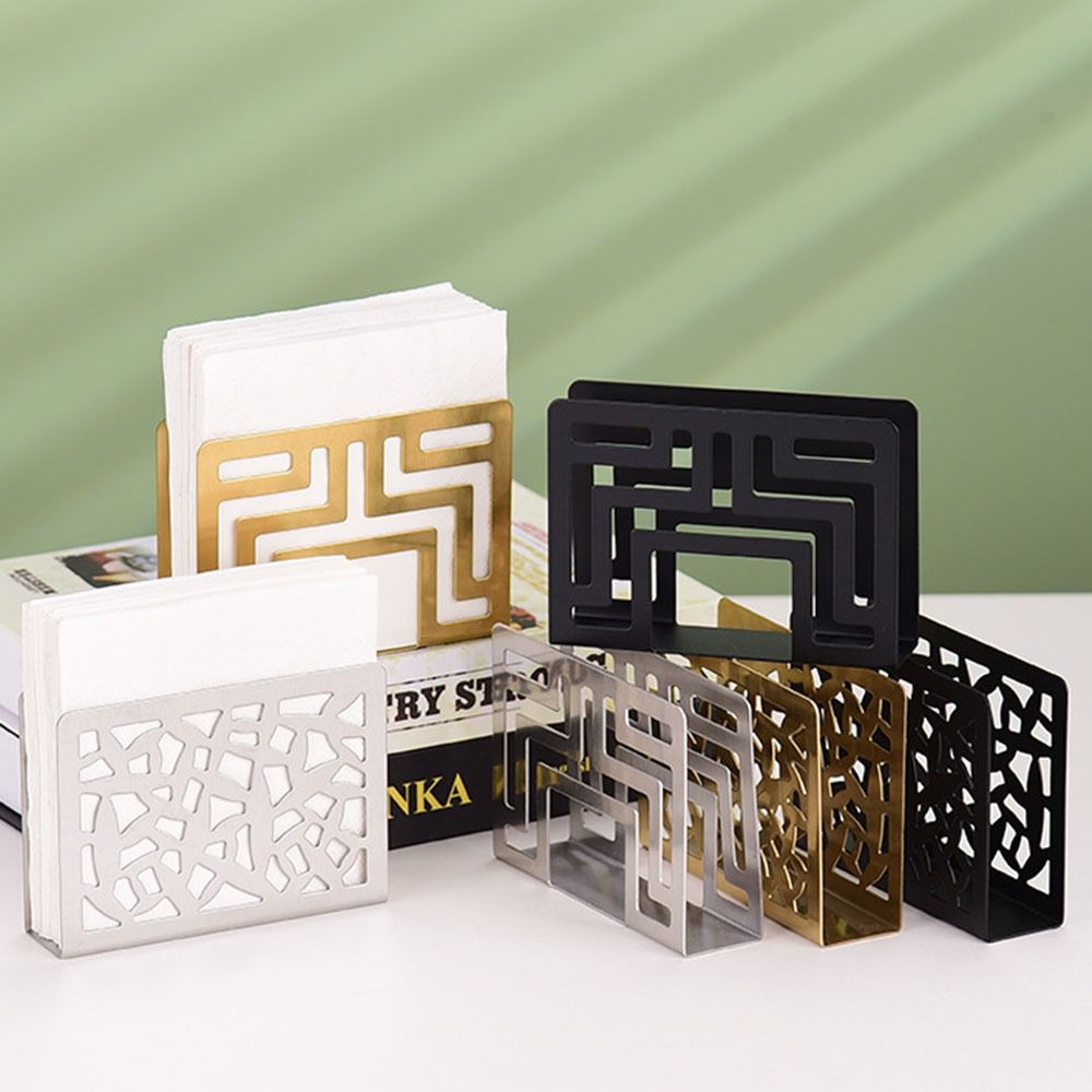 Rustproof Napkin Container Heavy Duty Napkin Storage Rack Exquisite Napkin Stand Home Restaurant