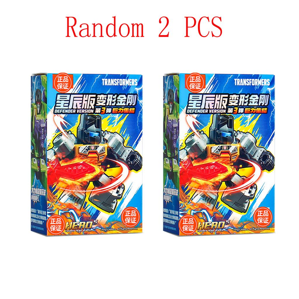 Original Blokees Transformers Defender Version Vol.4 Serie Blind Box Anime Zubehör Bauspielzeug Sammlermodell Lustige Geschenke