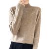 Casual Autumn and Winter Pullover Sweater Women's Round Neck Knitted Slim Bottoming Shirt