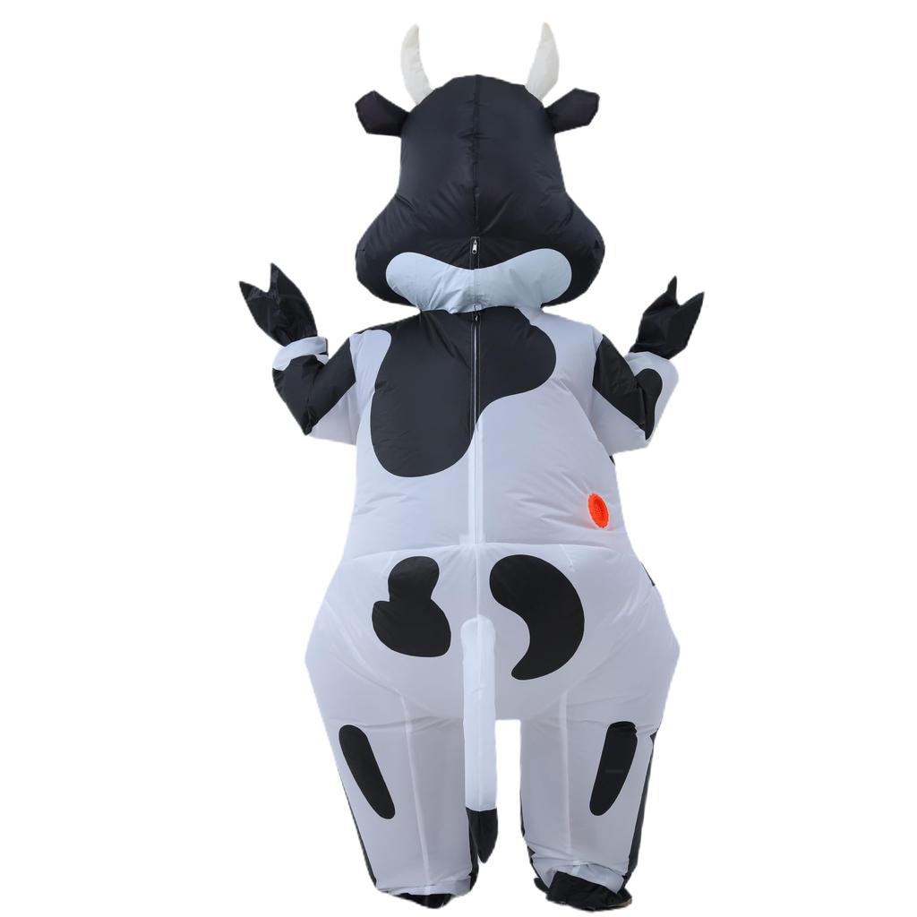 JOYBRO Nafukovací kostým krávy pro zábavný farmářský kravský oblek Ideální pro Cosplay a vhodný pro chlapce a a jedna velikost padne většině dětí, Halloween, festivaly,