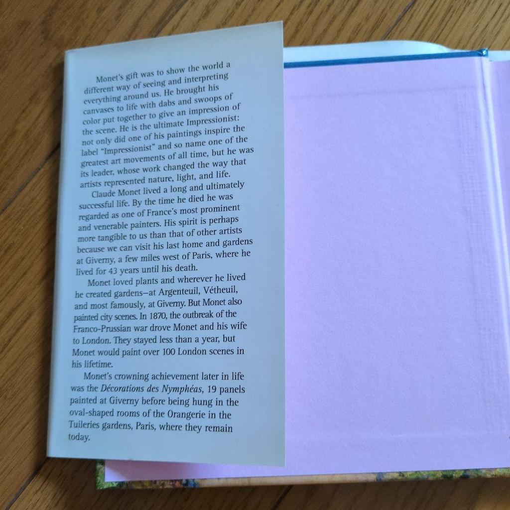 [USED] CLAUDE MONET Art Book