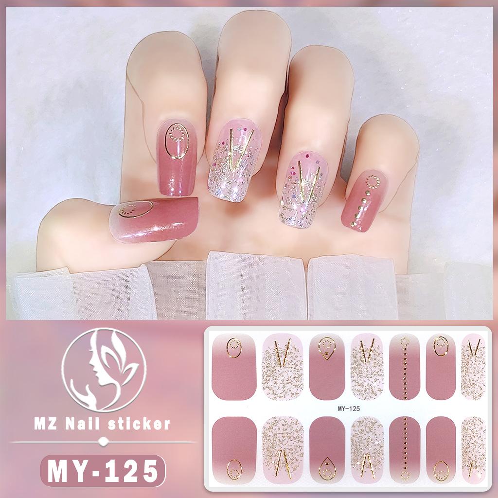 3D Waterproof Gel Nail Polish Film – Diamond & Laser Nail Art Stickers