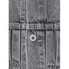 Levis Comfortable Loose Pleated Long Sleeve Denim Jacket Men Jackets Gray 0016W-0000