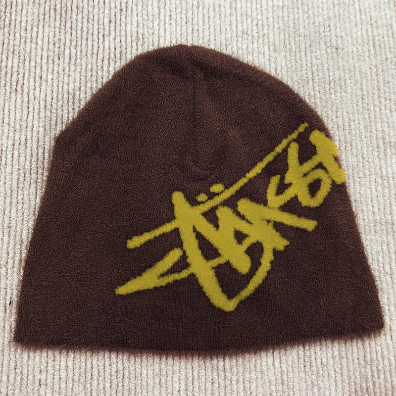 Y2K Plüsch charakteristische modische Strickmütze