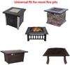 Gas Fire Cover Square - 32x32x24 inch Waterproof Anti-UV Heavy Duty for Patio