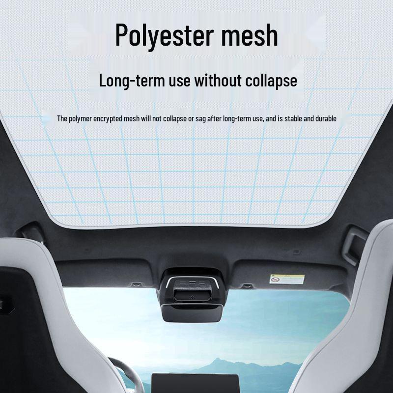 Jike 007 GT Sunroof Sunshade for 25-Year-Old Model - Ice Crystal Protection & Heat Insulation Interior Accessory