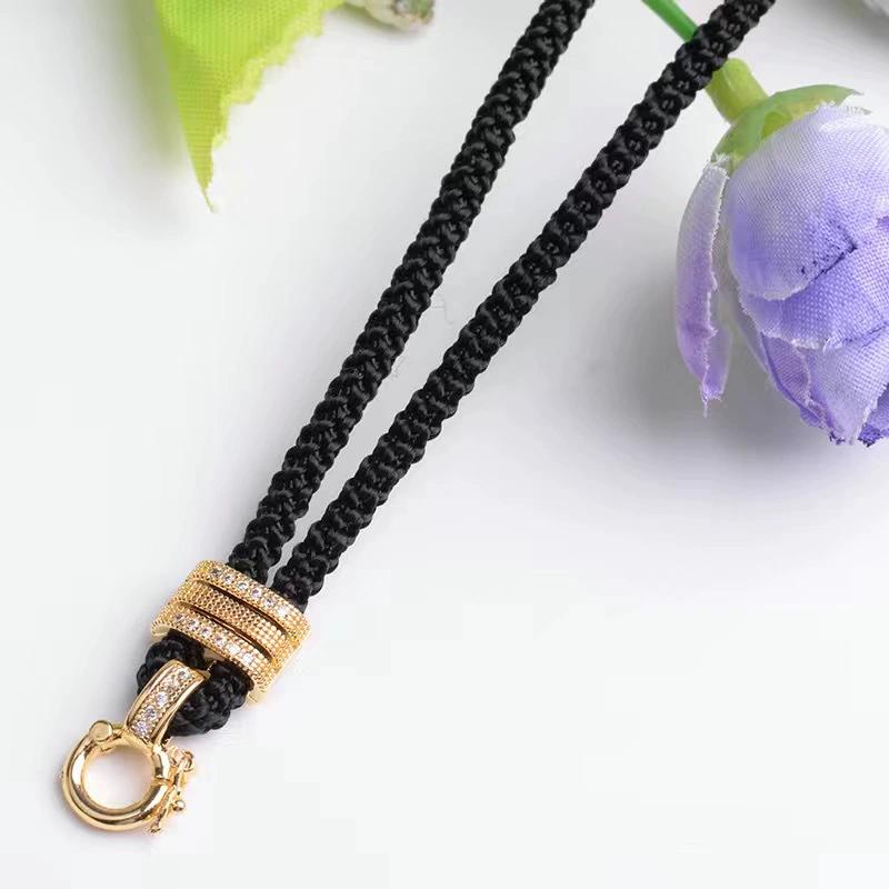 Thai Buddhist Necklace Lanyard Buddha Amulet Pendant Chain Elegant Necklace Rope Accessories