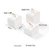 White Jewelry Display Stand for Bracelets, Rings, and Necklaces