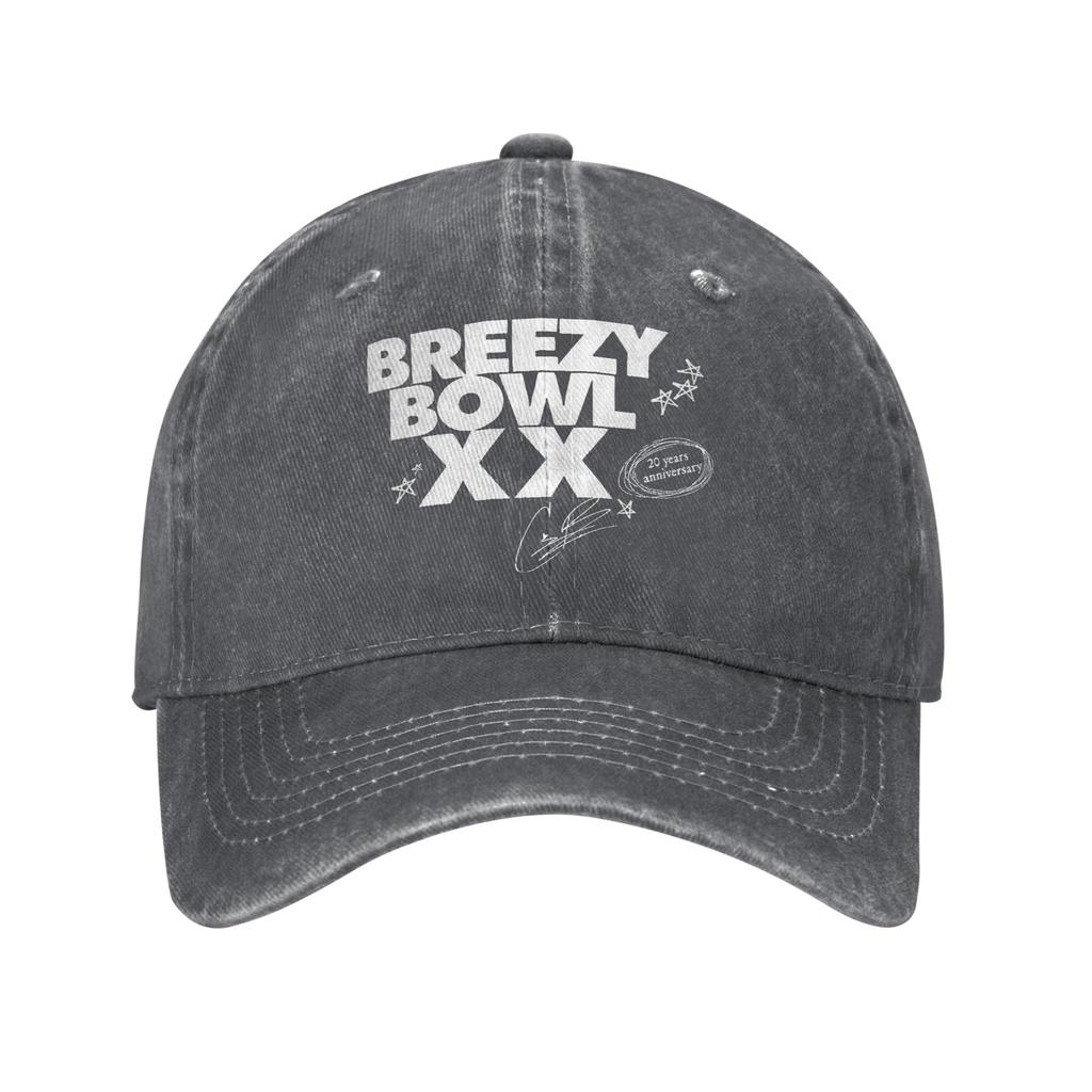 Rapper Chris Brown Breezy Bowl XX Tour Baseball Caps Men Women Distressed Denim Headwear  Outdoor Adjustable Caps Hat