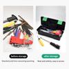 Durable Plastic Tool Box Multi Function Storage Case for Carpentry Electrical Repairs Furniture Assembly Work