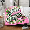 1pc Blanket AKA Logo5 Print Design, Lightweight Blanket for Sofa, Bed- Soft &Warm, Gift for All Seasons like Christmas, Halloween