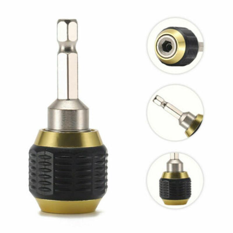 Clamp Micro Hex Shank Drill Bits Adapter Quick 60mm Tools Change Convertor Screwdriver Impact Driver Adaptor Keyless Drill Chuck