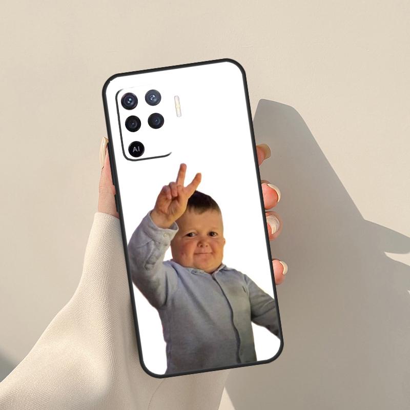 Funny Hasbulla Case For Oppo A94 A74 A54 A60 A80 A40 A18 A38 A58 A78 A98 A96 A76 A16 A15 A17 A57 A77 A5 Pro