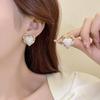 Large Retro 925 Pearl Earrings with Niche Ear Buckles for Women