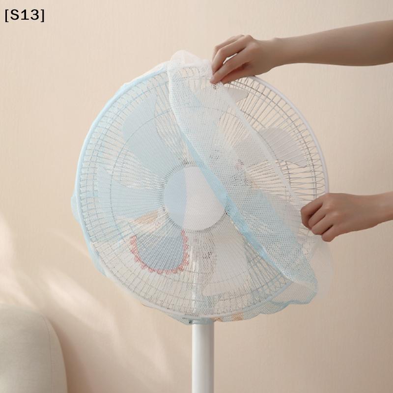 Protective Cover For Electric Fan Mesh Net Anti Pinch Hand Child Safety Easy Installation Dustproof