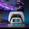 For PS 5 Controller Charger with Clock Display Charging Station Multifunctional Game Controller Charging Dock for PS 5 Accessory