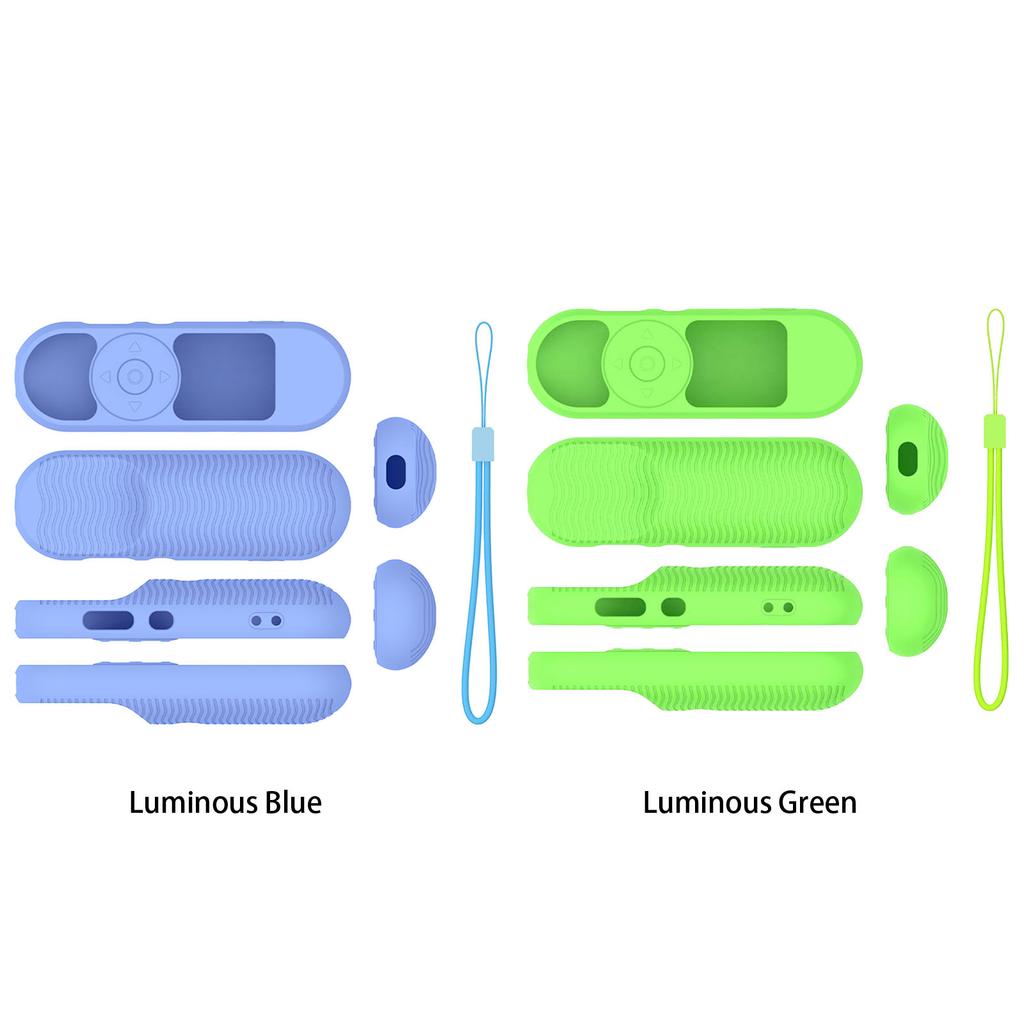 Silicone Protective Case for Vizio XRT290/WRT290 TV Remote Shockproof with Anti-Lost Lanyard for Household Living Room