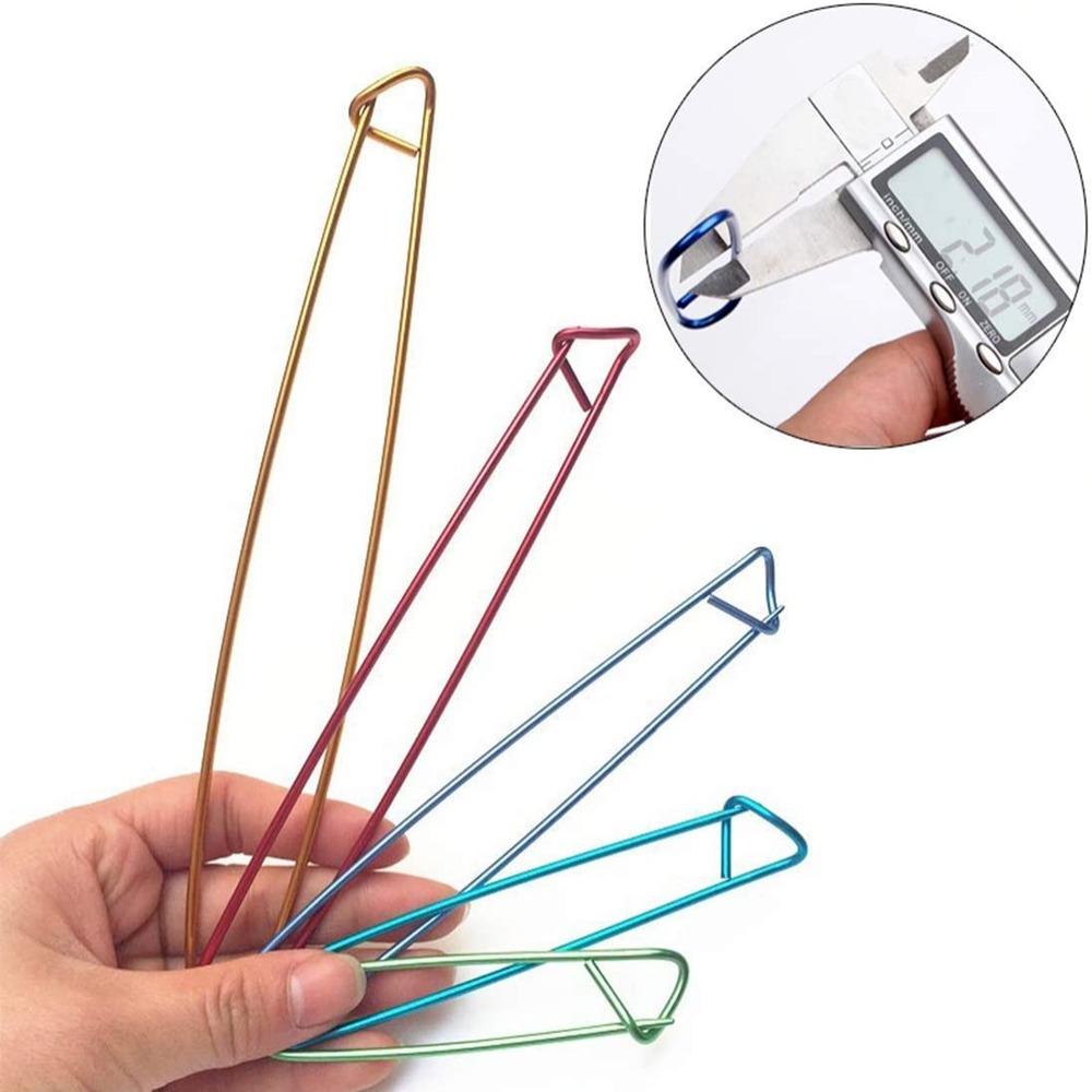 Aluminium Colorful For Knitting Crocheting Mark Large Pin Yarn Markers Stitch Holders Set