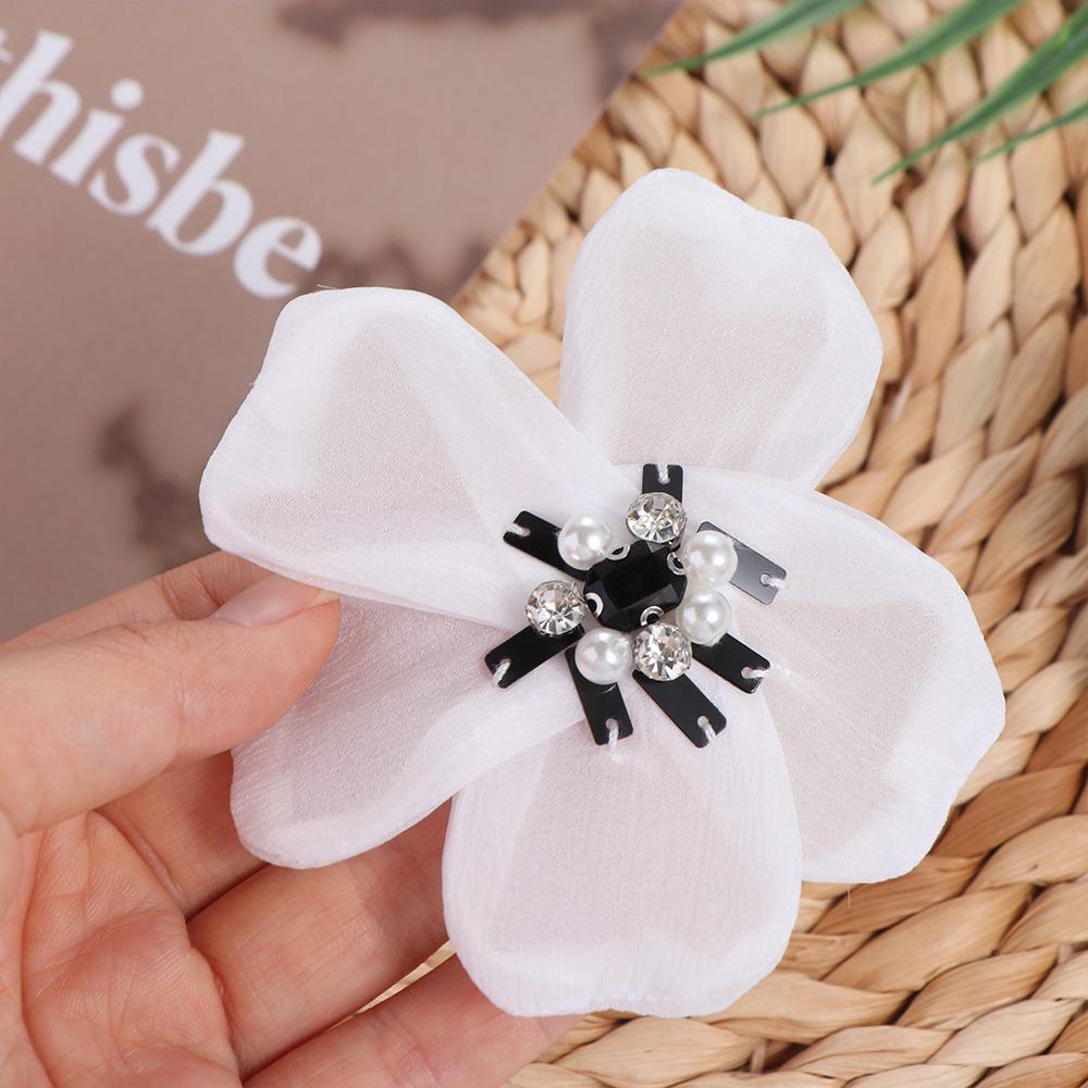 Med Nål Klesmerker Perle Klesapplikasjon Utsøkte Blomsterapplikasjoner Klesdekorasjon