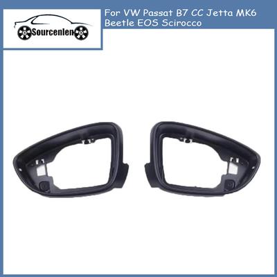 Ornament Cadru Carcasă Oglindă Laterală Stânga și Dreapta Pentru VW Passat B7 CC Jetta MK6 Beetle EOS Scirocco 8857601A 8857602A