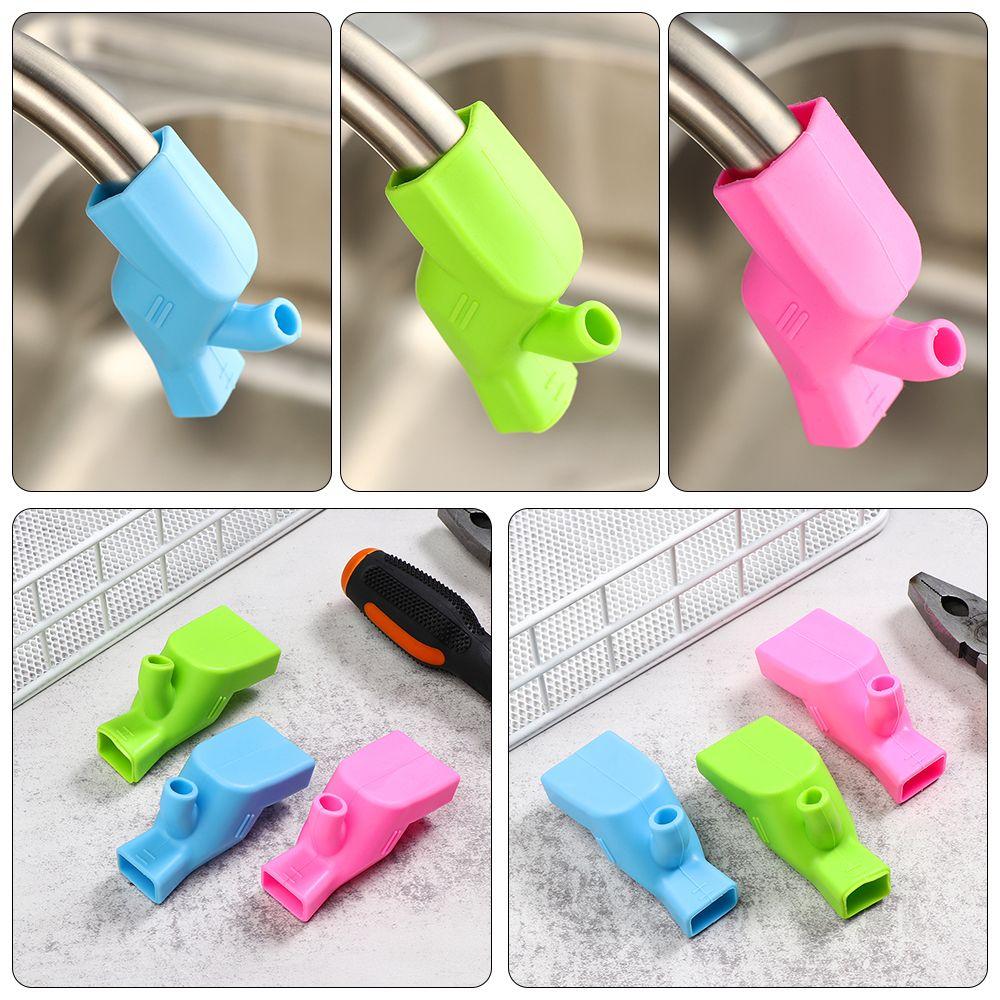 

Silicone Water Tap Nozzle Elastic Water spout New Faucet Extender Children