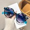 Irregular Round Sunglasses Women For Men  Vintage Sun Glasses Luxury Brand Designer Punk Multicolor Steampunk Shades Uv