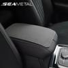 SEAMETAL Suede Leather Car Armrest Cover Mat Universal Waterproof Non-slip Auto