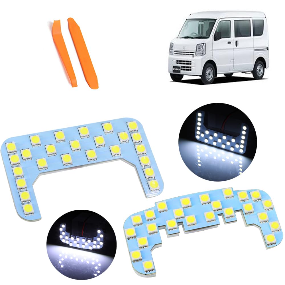 

Suzuki DA17V DA64V Series LED Room Lamp for High Roof Cars SUZUKI EVERY/MAZDA White Dedicated Tool Set of 2 Suzuki Everyvan DA17V DA64V series белый