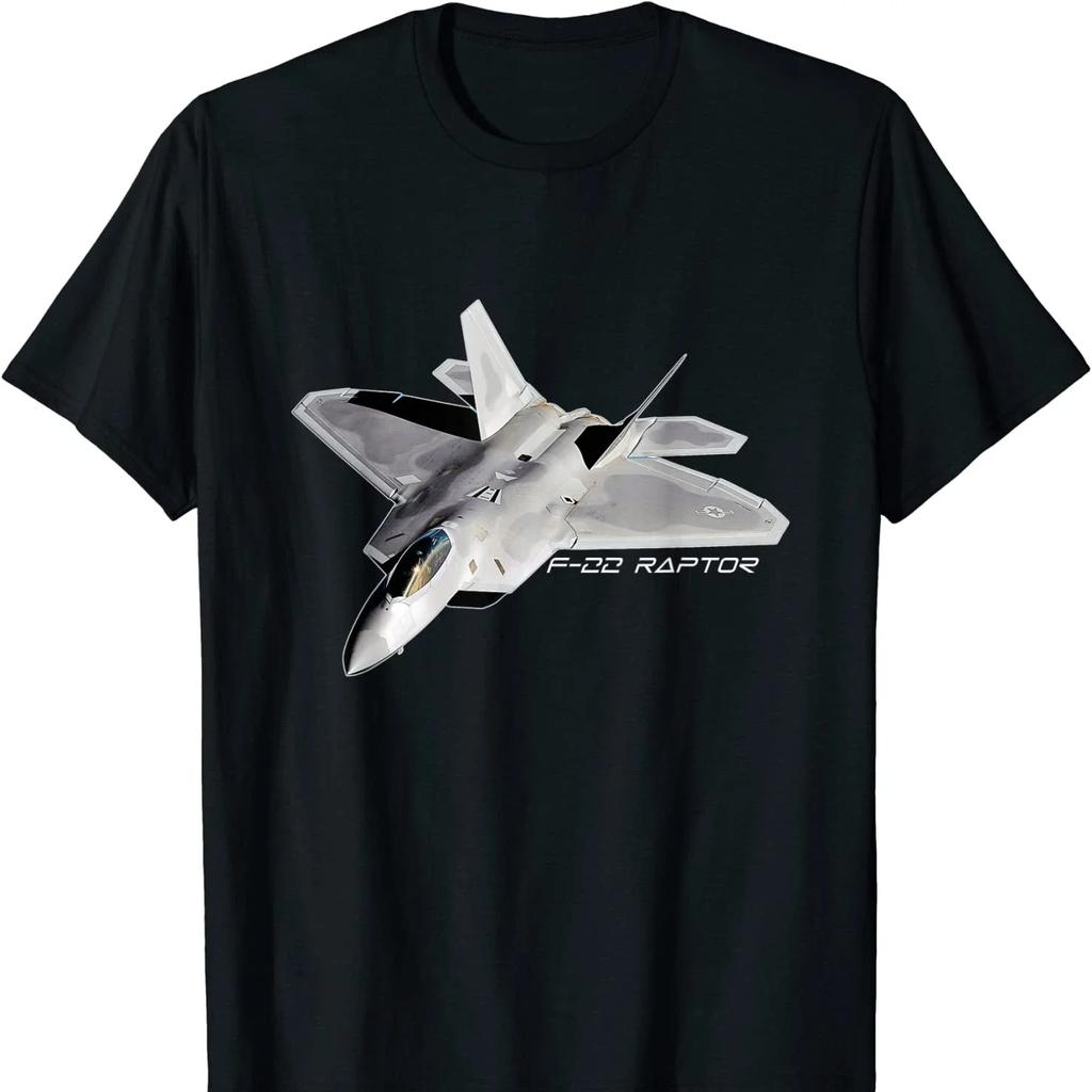 F22 Raptor Stealth Tactical Fighter Aircraft T Shirt New 100 Cotton Short Sleeve ONeck Tshirt Casual Clothing Unisexs Top