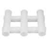 Fishing Rod Holder ABS 3 Tubes Rod Rack Bracket Fishing Accessories for Freshwater Seawater Kayak Yacht