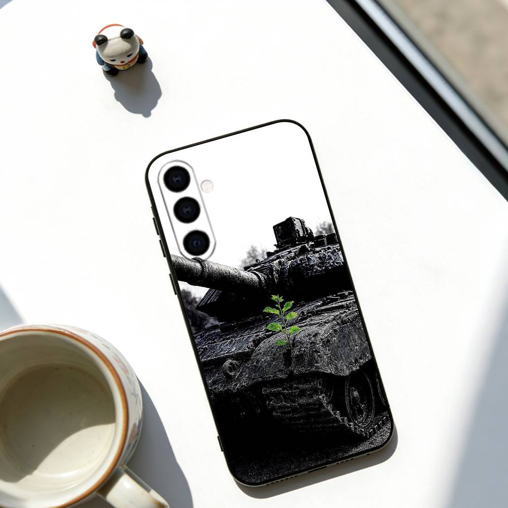 Heavy tank Phone Case For Samsung Galaxy A73,A72,A71,A70,A53,A52,A51,Others Soft Black Cover