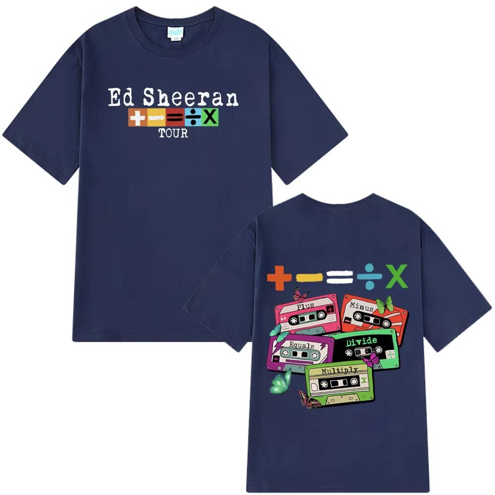 Ed Sheeran Concert Tour TShirt Fans Gift Summer Cotton Casual Short Sleeve T-shirt Men Women Vintage Harajuku T Shirt Streetwear