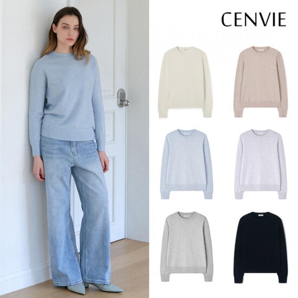 Senbi Holgarment Round Neck Knit Signature