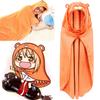 Mājīgs Himouto! Umaru-chan Otaku Cosplay Kostīms Flaneļa Sega Kapucis Apmetnis