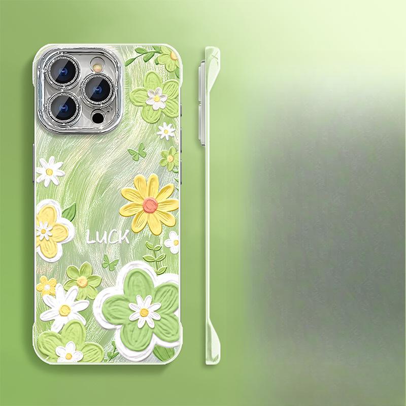 

Подходит для чехла для мобильного телефона Apple 13promax 16 Цветы масляной живописи 14 Перо пряжа без рамки 15 Зеркальный кронштейн 11 Huawei Redmi K40/K40 Pro