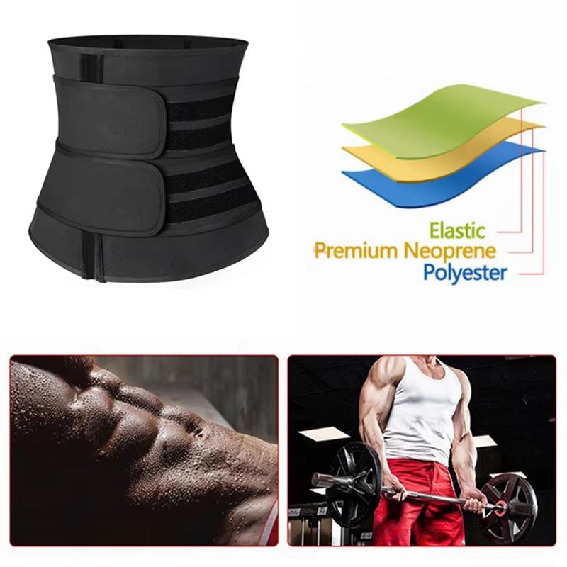 Men Waist Trainer Corset Abdominal Slimming Belt Fitness Body Shaper for Weight Loss Strap Compression Waist Trimmer Sweat Belly 5