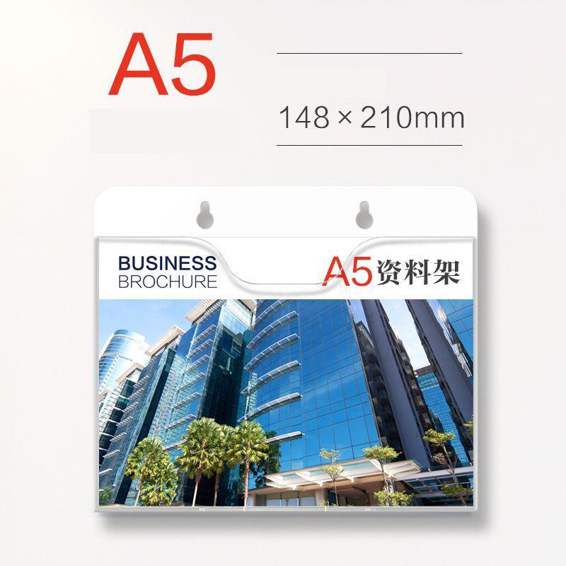 A4/A5 Clear Hanging File Organizer,Wall Mounted Mail Paper Document Folder Holder,Clipboard Storage Organization Magazine Rack