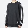 Under Armour Striped Sport Casual Crew Neck Fleece Pullover Long Sleeve Sweatshirt Men Tops Dark-Grey 1373814-001