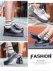 Women's Retro Thick-Soled Leather Loafers - Height-Increasing, Non-Slip, Low-Top, Casual Martin Boots