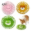Dog Snuffle Mat with Crinkle Paper, Interactive Feeding Squeaky Toy, Foraging Toy Cartoon Animal Design, Sniffing for Dogs Slow Anxiety Relief