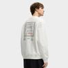 Fila Original Fashion Classic Retro Casual Versatile Loose Comfortable Simple Crew Neck Pullover Sweatshirt Men Sweatshirt White F11M549202FWT