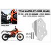 Titan Rear Master Cylinder "Guard Silver Fit For KTM 390 Enduro R"