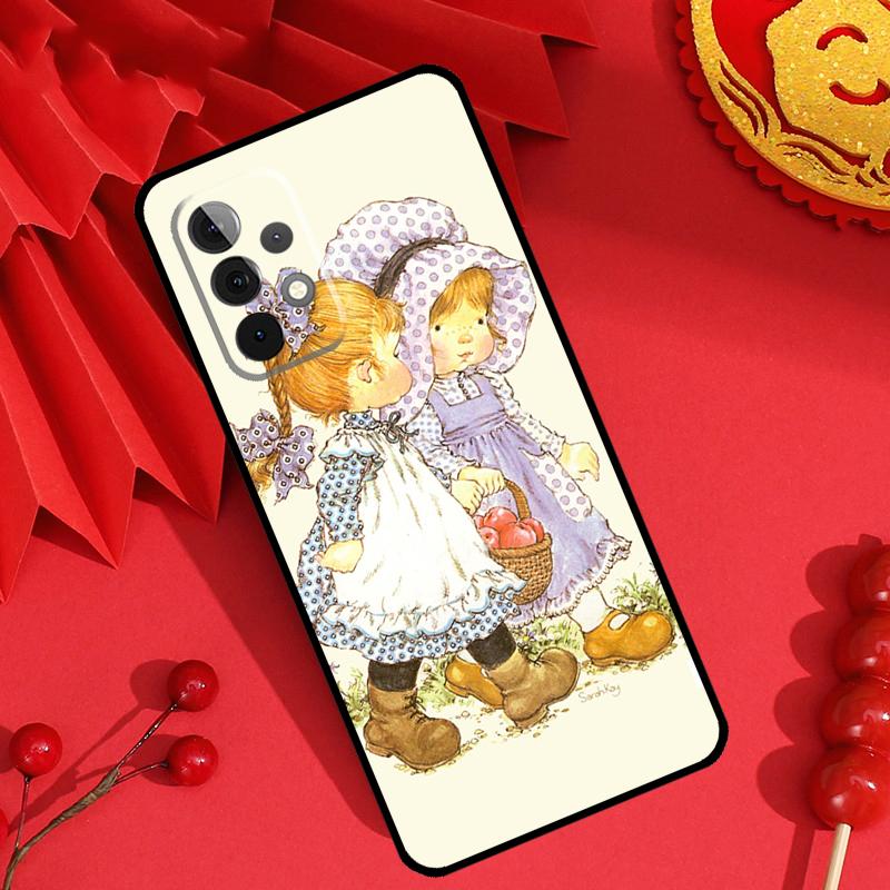 Sarah Kay pattern Case For Samsung Galaxy M15 M55 M31 M13 M11 M12 M14 M06 M16 M36 M56 M53 M32 M52 M35 M34 M54