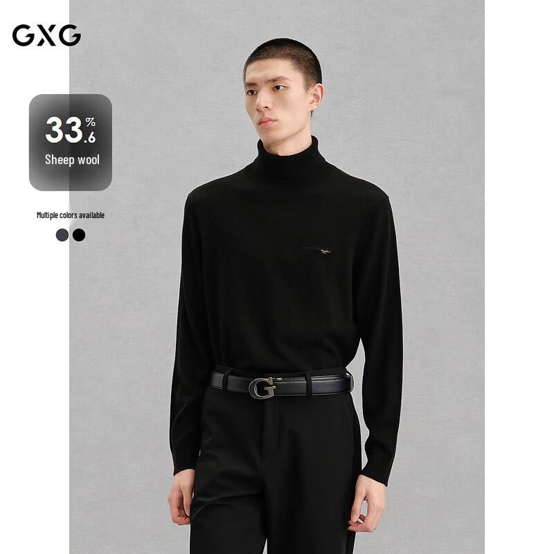 

GXG Men s High-Neck Embroidered Pullover Sweater S